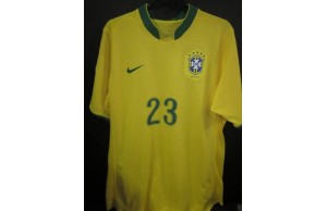 Robinho Match Worn/Issued 2006 World Cup Brazil Shirt!